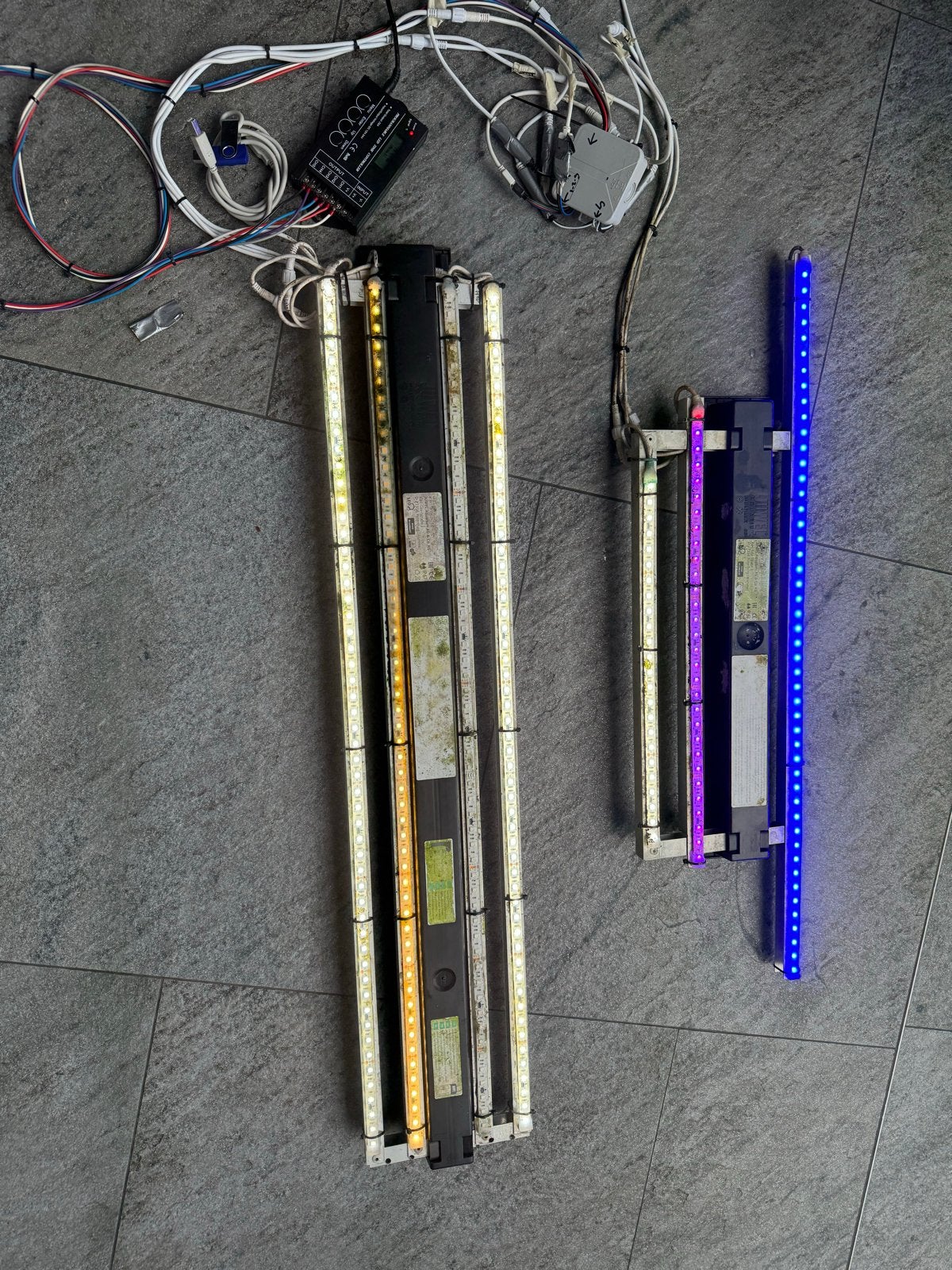 Aquarium ked verlichting met controller, Dieren en Toebehoren, Vissen | Aquaria en Toebehoren, Ophalen, Verlichting of Verwarming