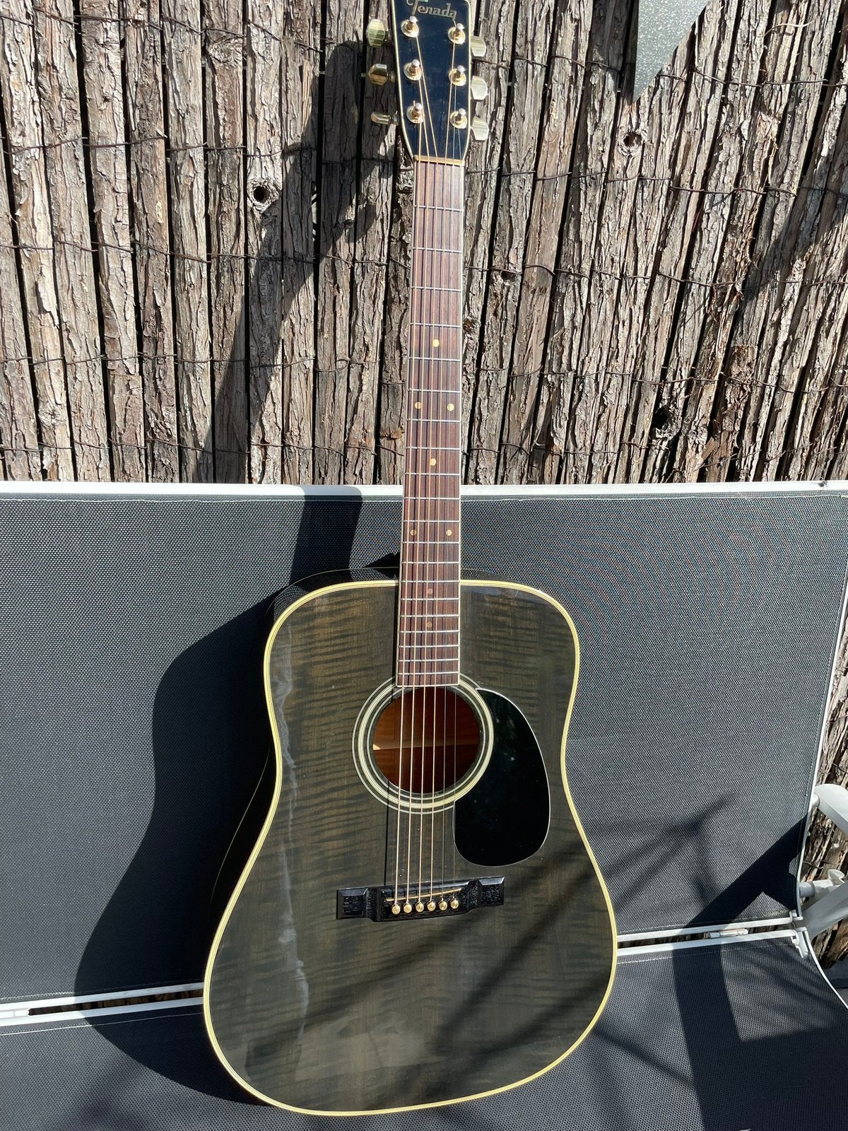 Prachtige Vintage Terada FW-662BL Gitaar - Made in Japan, Ophalen, Zo goed als nieuw, Western- of Steelstringgitaar