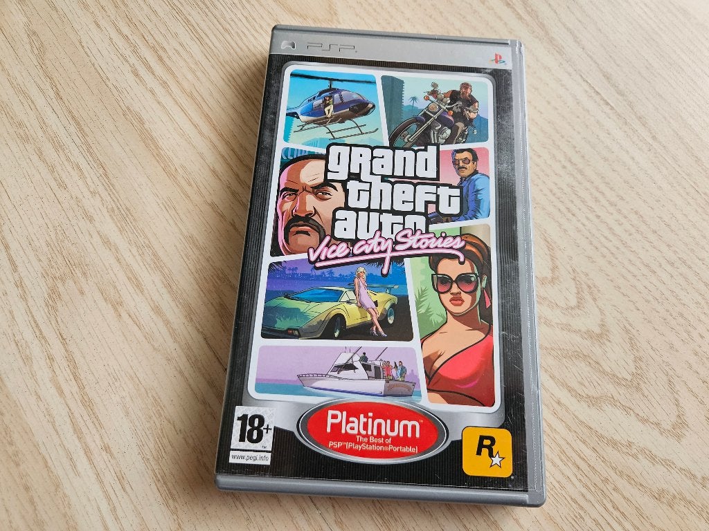 GTA: Vice City Stories - (CIB)  PSP (Platinum), Avontuur en Actie, Gebruikt, 1 speler, Ophalen of Verzenden