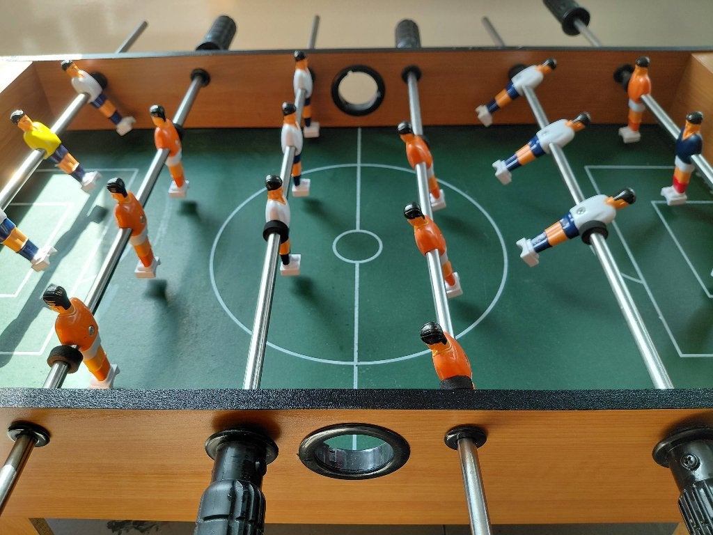 MINI tafelvoetbalset, Ophalen, Zo goed als nieuw