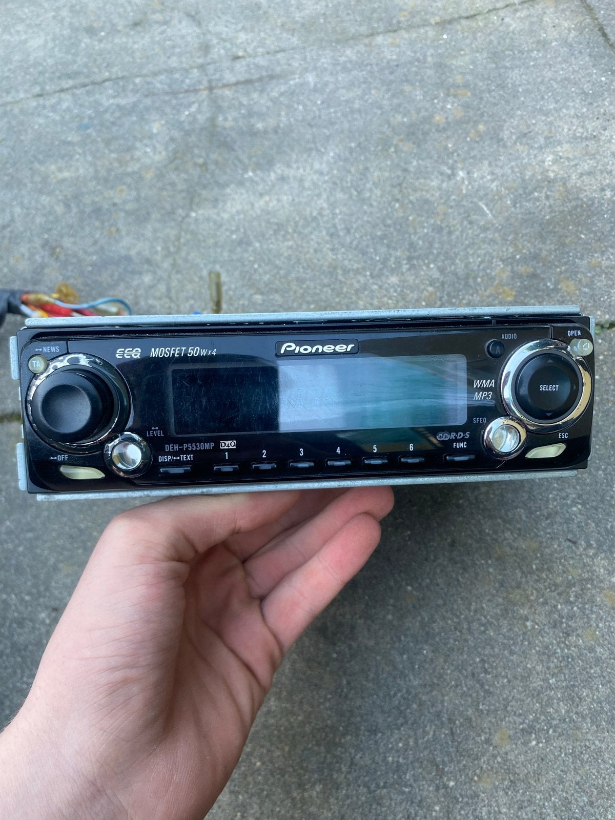 Pioneer DEH-P55BT Autoradio met Bluetooth, Ophalen, Gebruikt