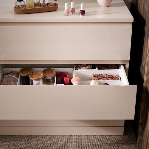 IKEA MALM Ladekast 3 lades, lichtoranje, 80x78 cm, NIEUW, Ophalen, Nieuw, 50 tot 100 cm, 3 of 4 laden