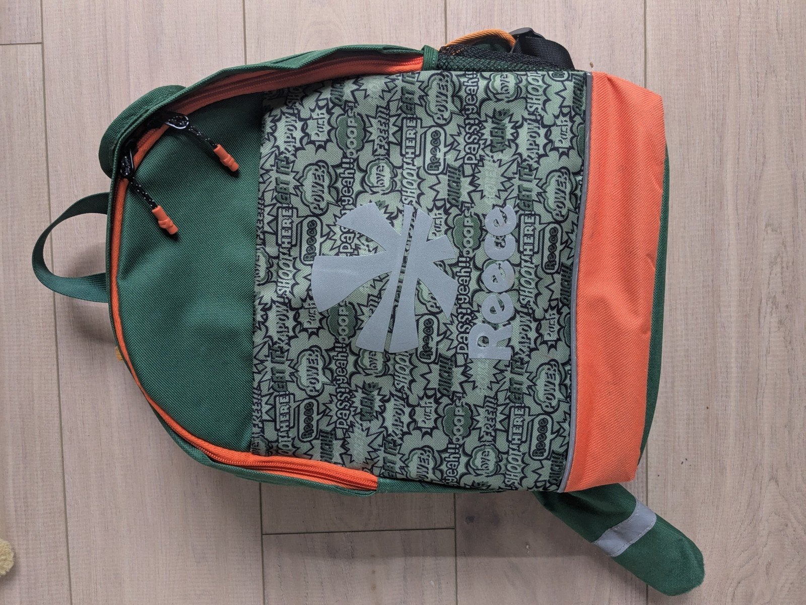 Reece hockey tas kindermaat groen/oranje, Ophalen, Gebruikt, Tas
