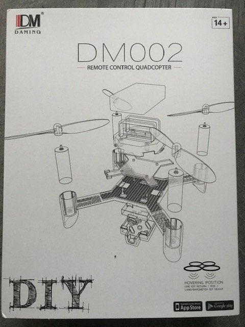 DIY Drone – DM002, Ophalen, Overige merken, Minder dan 100 meter, Speelgoeddrone