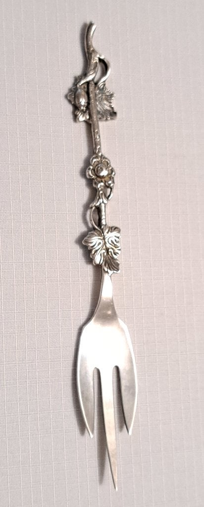 H.Hooijkaas cakevork verzilverd Schoonhoven zilver vork, Antiek en Kunst, Verzenden