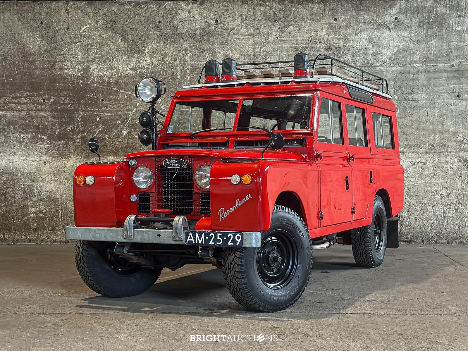 Land Rover Series II 109 Brandweer (bj 1969), Auto's, Land Rover, 8 stoelen, Overige carrosserieën, Overige brandstoffen