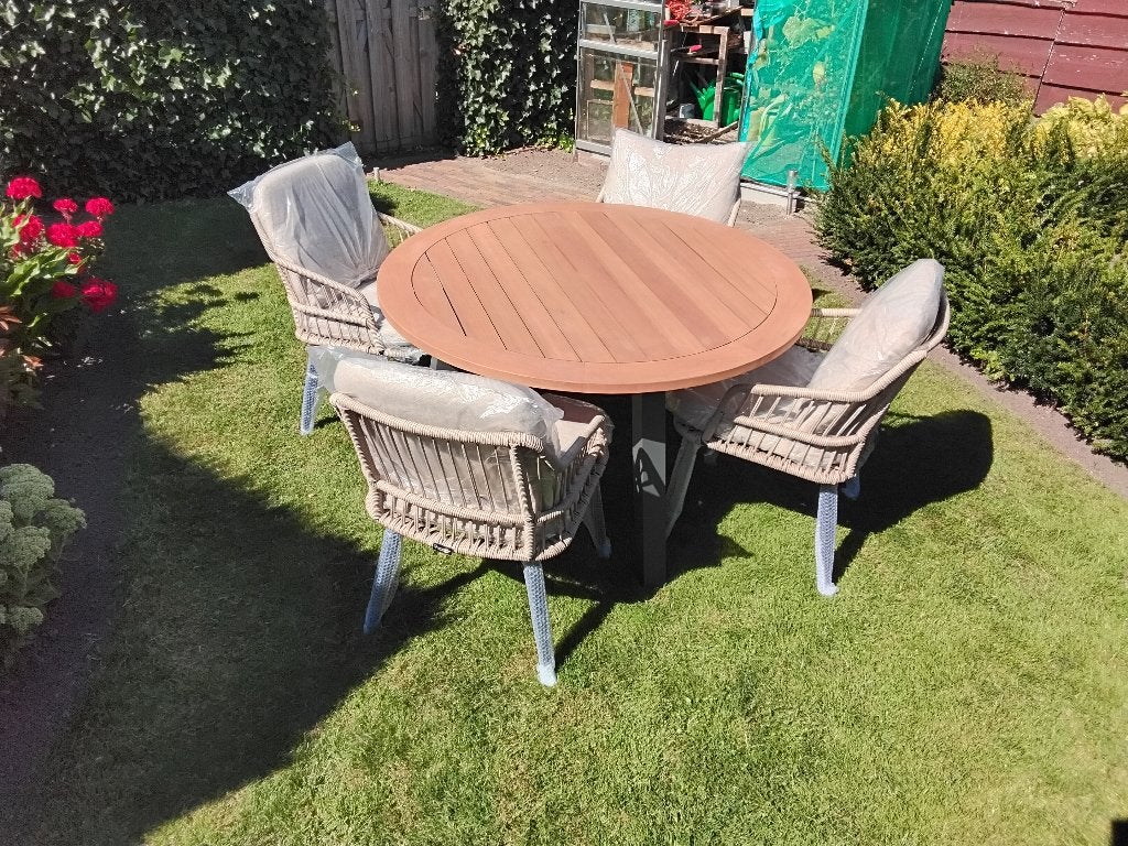 Nieuwe tuinset, Tuin en Terras, Ophalen, Nieuw, Tuinset, Eettafel