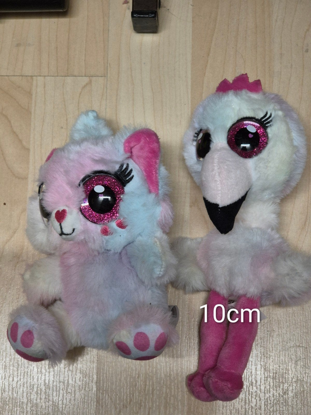 (Z) Kat en Flamingo, mt. 10cm (nieuw), Ophalen of Verzenden, Nieuw, Klein (minder dan 20 cm)