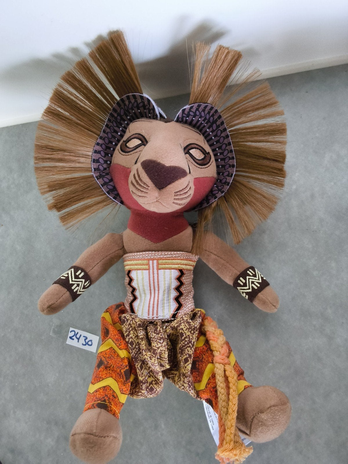 Lionel King Simba Knuffel, Ophalen of Verzenden, Leeuwenkoning of Jungle Boek, Zo goed als nieuw, Knuffel