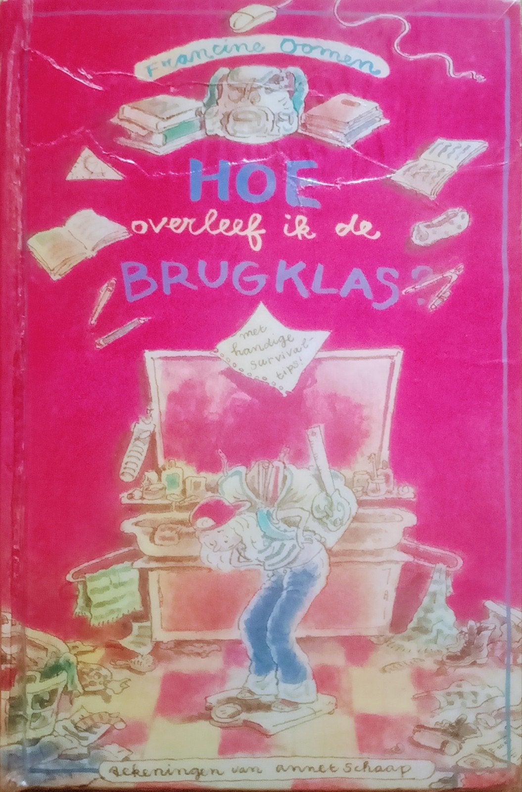 Hoe Overleef Ik De Brugklas?, Boeken, Gelezen, Francine Oomen., Ophalen of Verzenden, Fictie