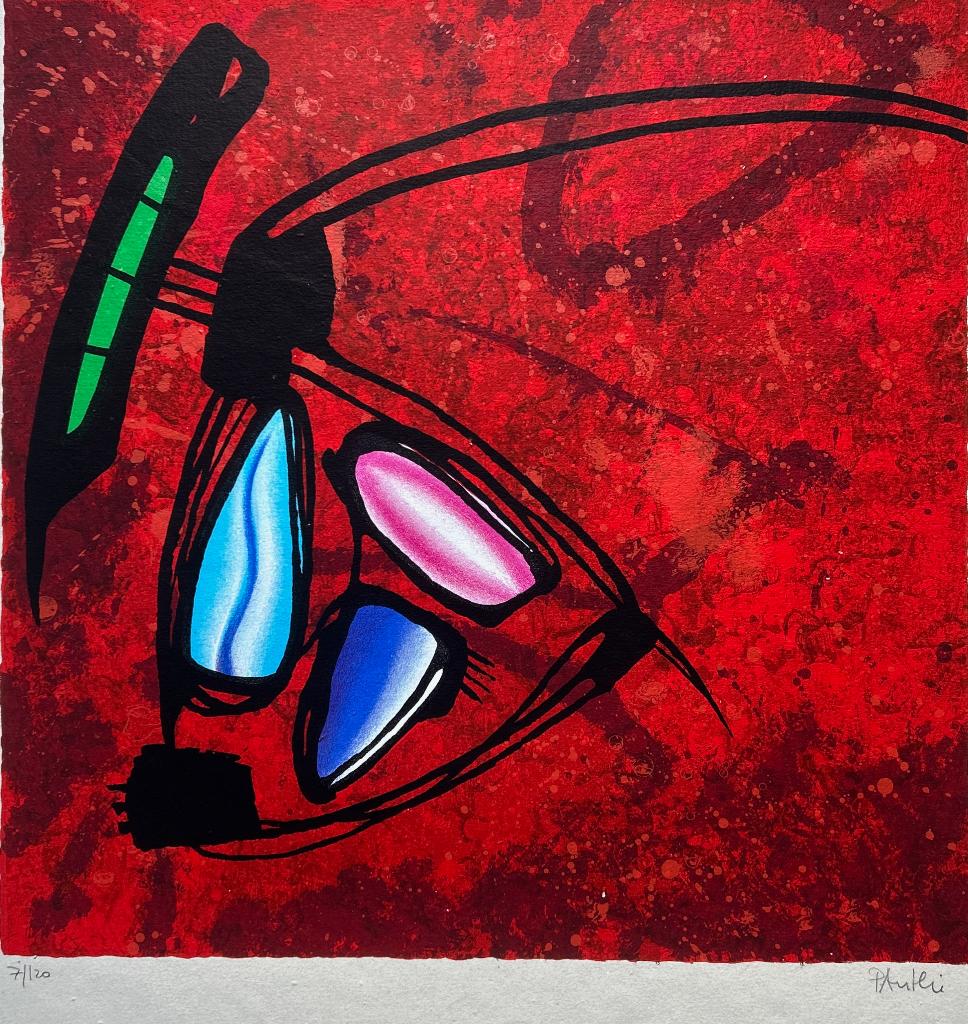Zeefdruk Werner Pantki, Antiek en Kunst, Verzenden