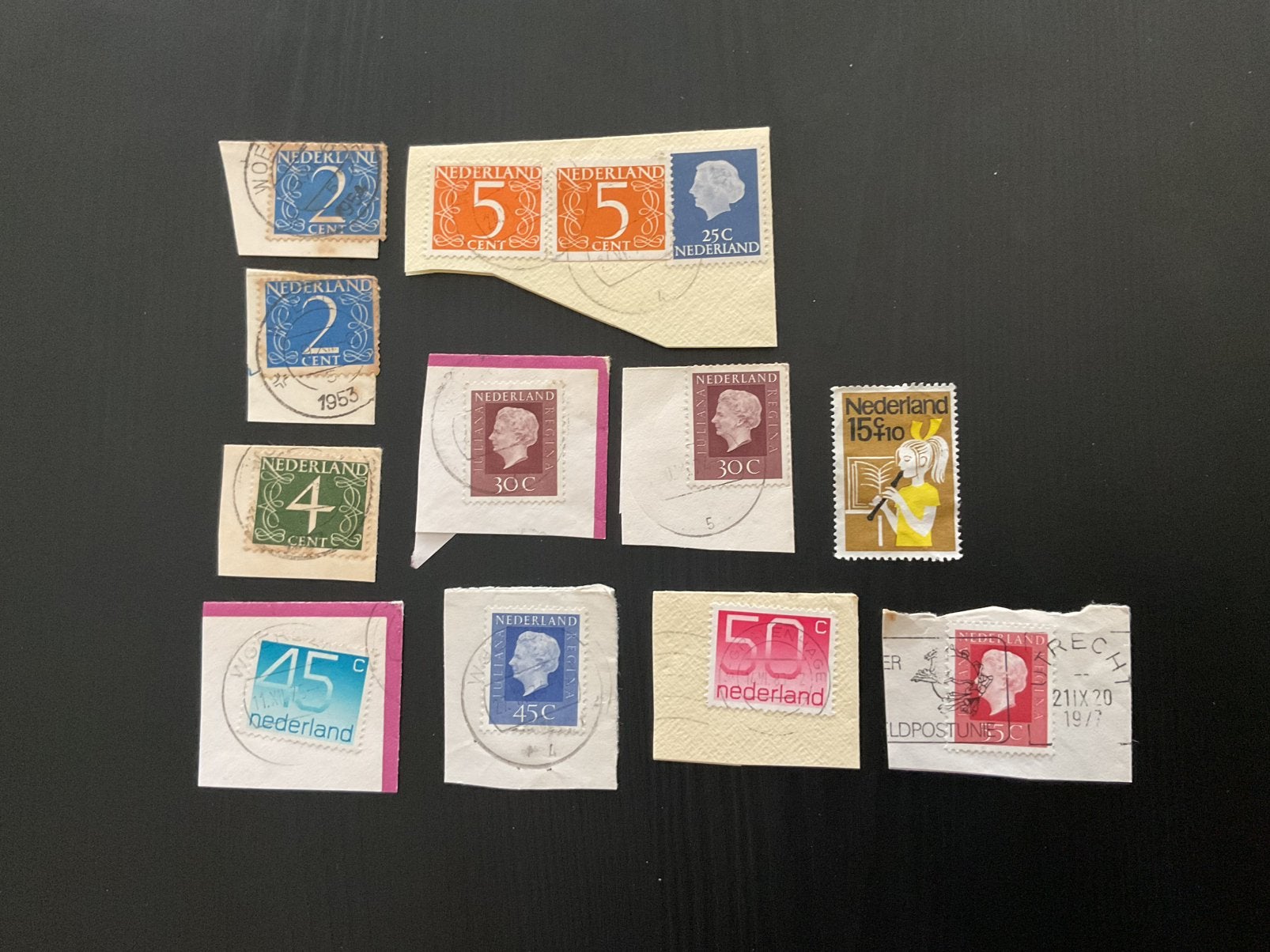 POSTZEGELS vanaf 1953, Postzegels en Munten, Postzegels | Nederland, Ophalen of Verzenden, Na 1940, Gestempeld