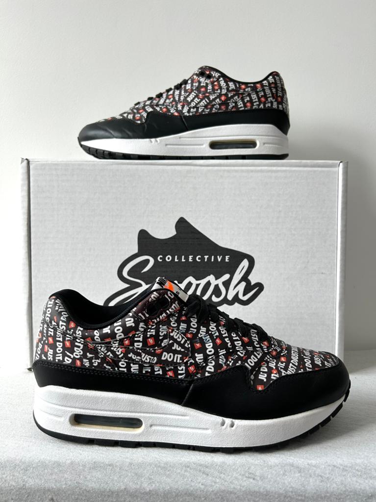 Nike Air Max 1 Just Do It Pack Black (EU 39), Zwart, Nike, Ophalen of Verzenden, Sneakers of Gympen