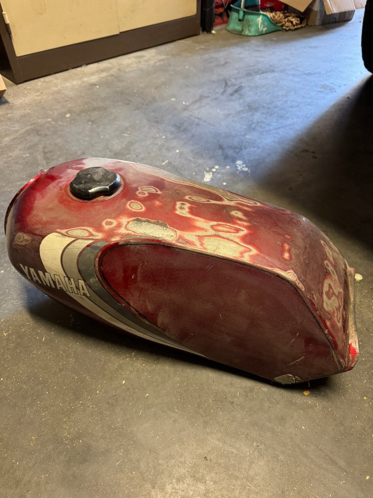 Yamaha RD50MX tank, Fietsen en Brommers, Ophalen of Verzenden, Gebruikt, Tank, Yamaha