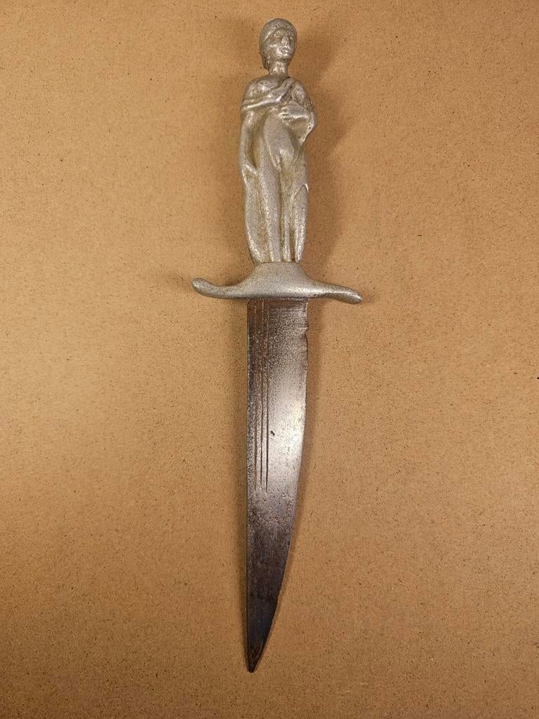 Decoratief dolk met figuurlijk handvat, Ophalen of Verzenden