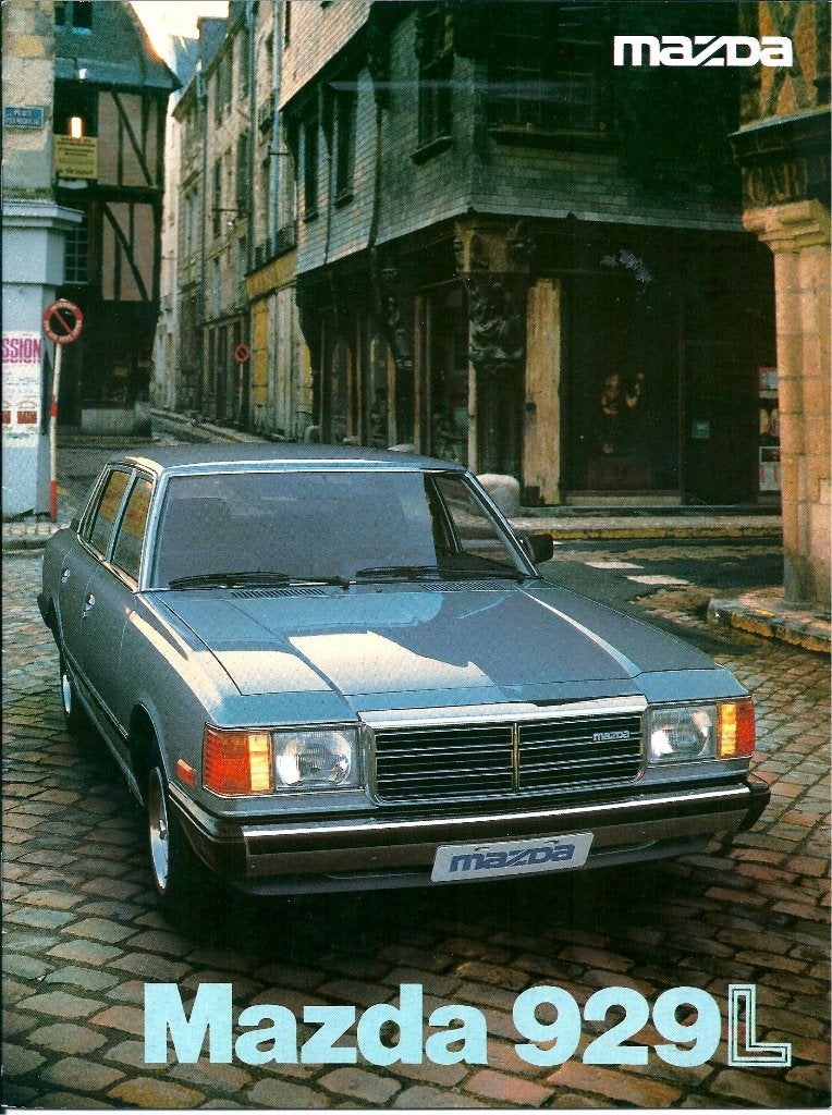 Folder Mazda 929 Legato 1980, Ophalen of Verzenden, Gelezen, Mazda