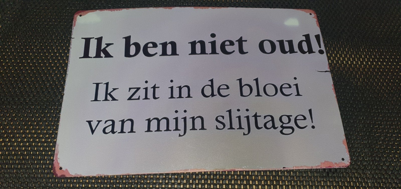 Wandbord, Ophalen of Verzenden, Nieuw, Reclamebord, Plaat of Schild, Overige merken
