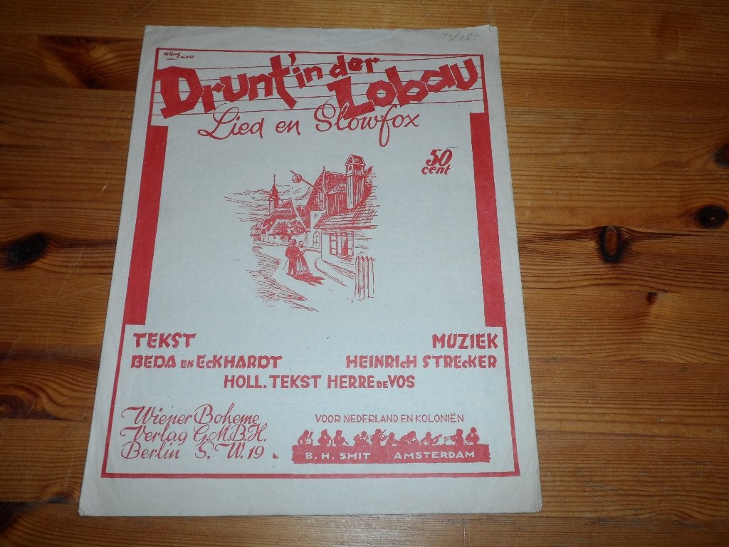 Drunt in der lobau - heinrich strecker, Muziek en Instrumenten, Bladmuziek, Gebruikt, Gitaar, Ophalen of Verzenden, Artiest of Componist