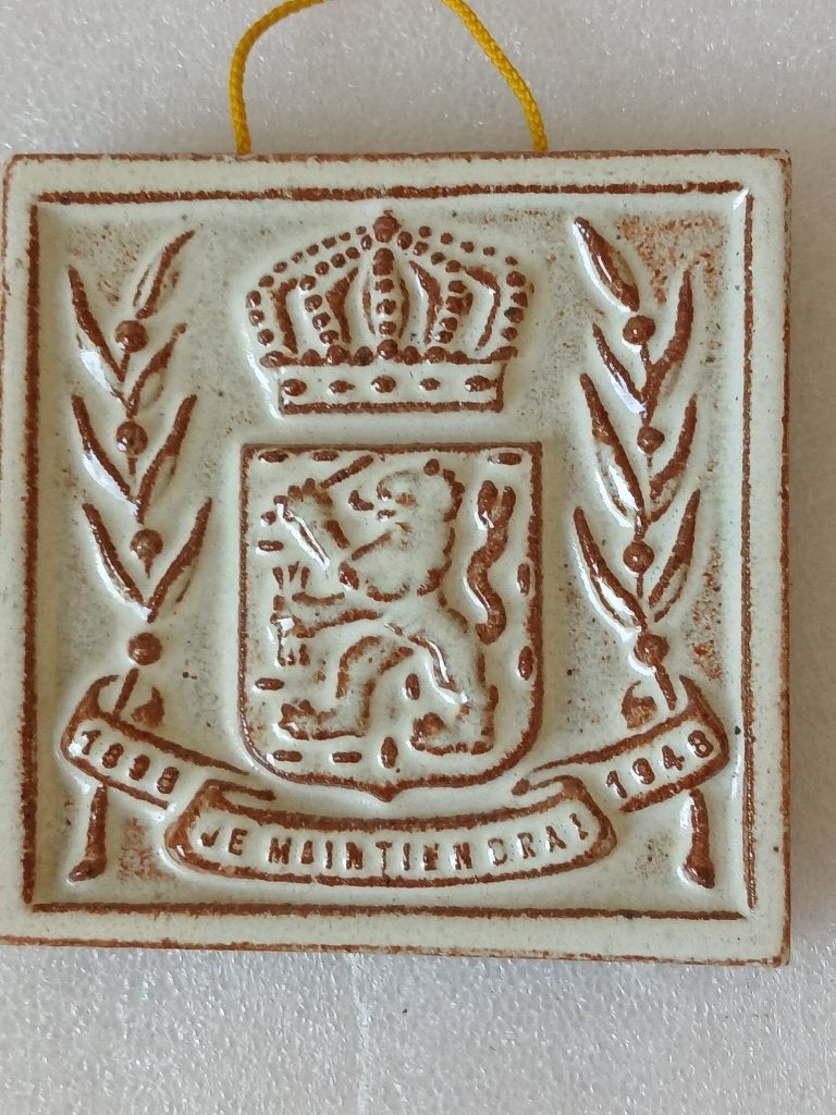 N.V West Raven .Plaquette 1948, Ophalen of Verzenden, Gebruikt