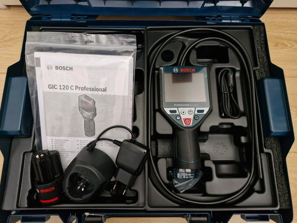 Bosch GIC120C prof accu inspectiecamera set in koffer NIEUW, Doe-het-zelf en Verbouw, Verzenden, Nieuw