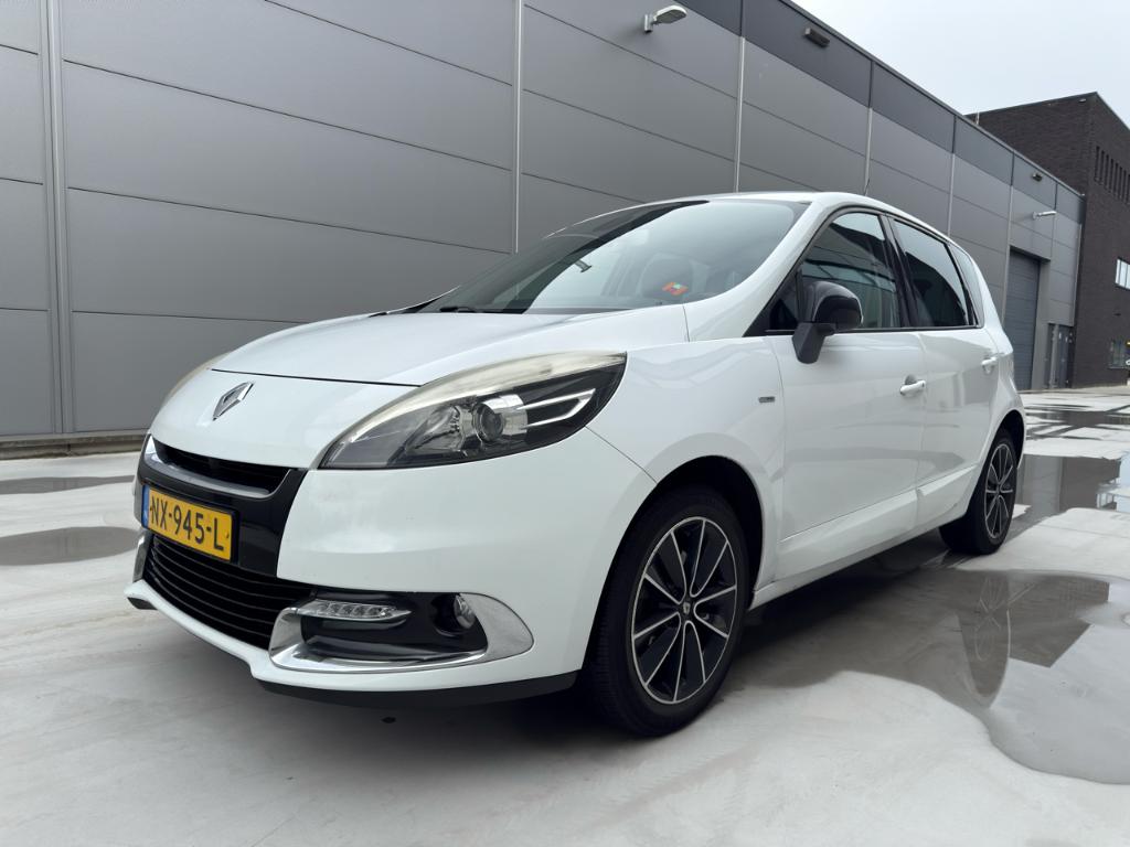 Renault Scénic 1.2 TCE 85KW 2013 Wit, Voorwielaandrijving, Euro 5, 4 cilinders, Leder en Stof