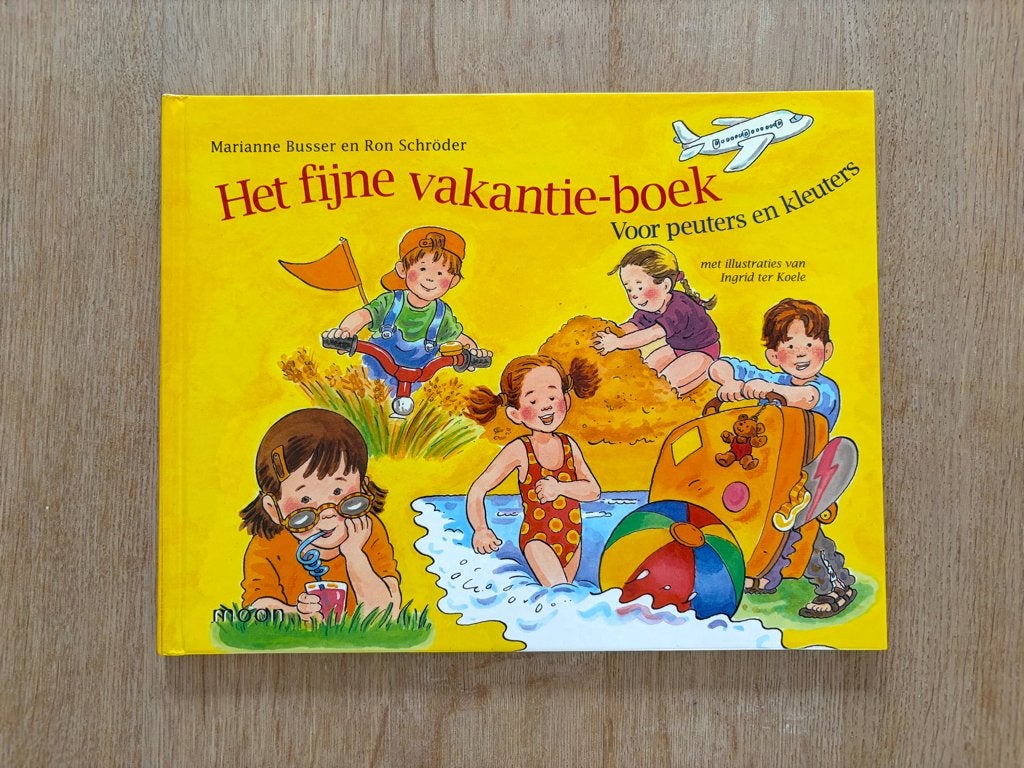 Het fijne vakantie- boek, Marianne Busser en Ron Schröder, Ophalen, Fictie algemeen, Jongen of Meisje, Zo goed als nieuw