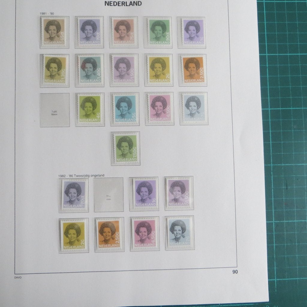 Beatrix zegels 1981-1990, Postzegels en Munten, Ophalen of Verzenden, Na 1940, Postfris
