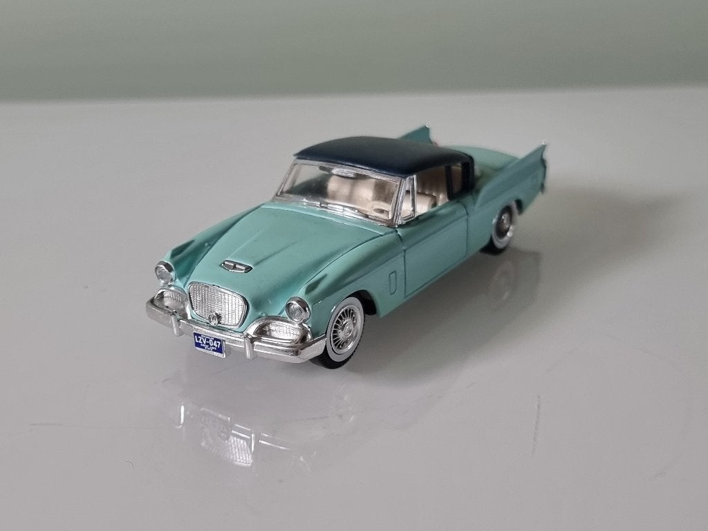 Studebaker 1957 Silver Hawk Solido 1:43, Ophalen of Verzenden, Zo goed als nieuw, Auto, Solido