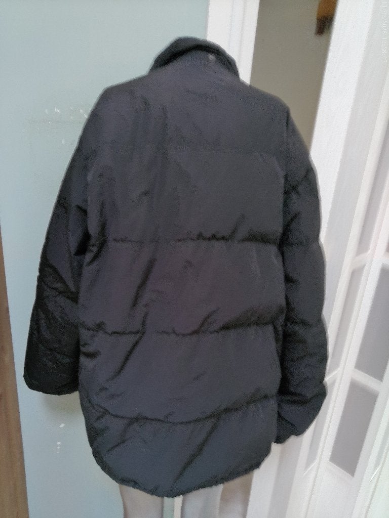Levi's dikke zwarte donzen jas ruime maat L, Zwart, Maat 42/44 (L), Ophalen of Verzenden, Zo goed als nieuw
