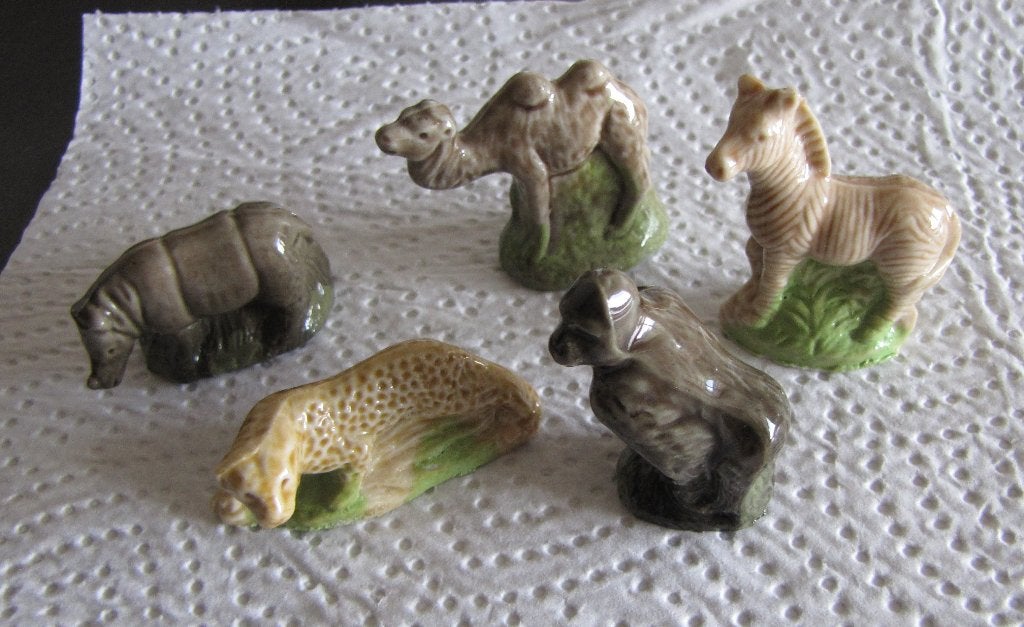Wade England dierenbeeldjes set 7 compleet 5 beeldjes, Ophalen, Zo goed als nieuw, Dier