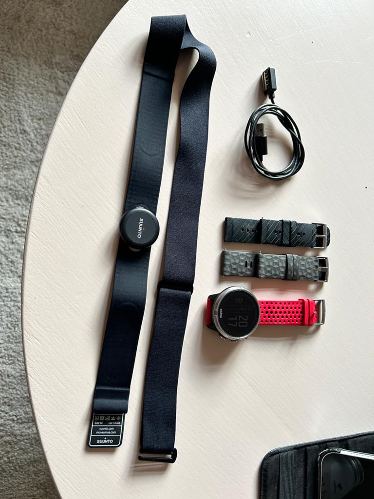 Suunto 9 met hartslagband, Sport en Fitness, Hartslagmeters, Ophalen of Verzenden, Gebruikt, Overige merken