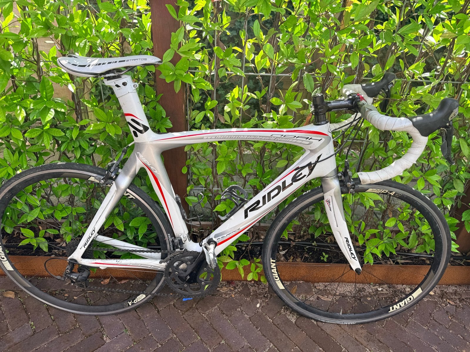 Ridley Full Carbon Racefiets - Shimano 105, 28 inch, Gebruikt, Carbon, 10 tot 15 versnellingen
