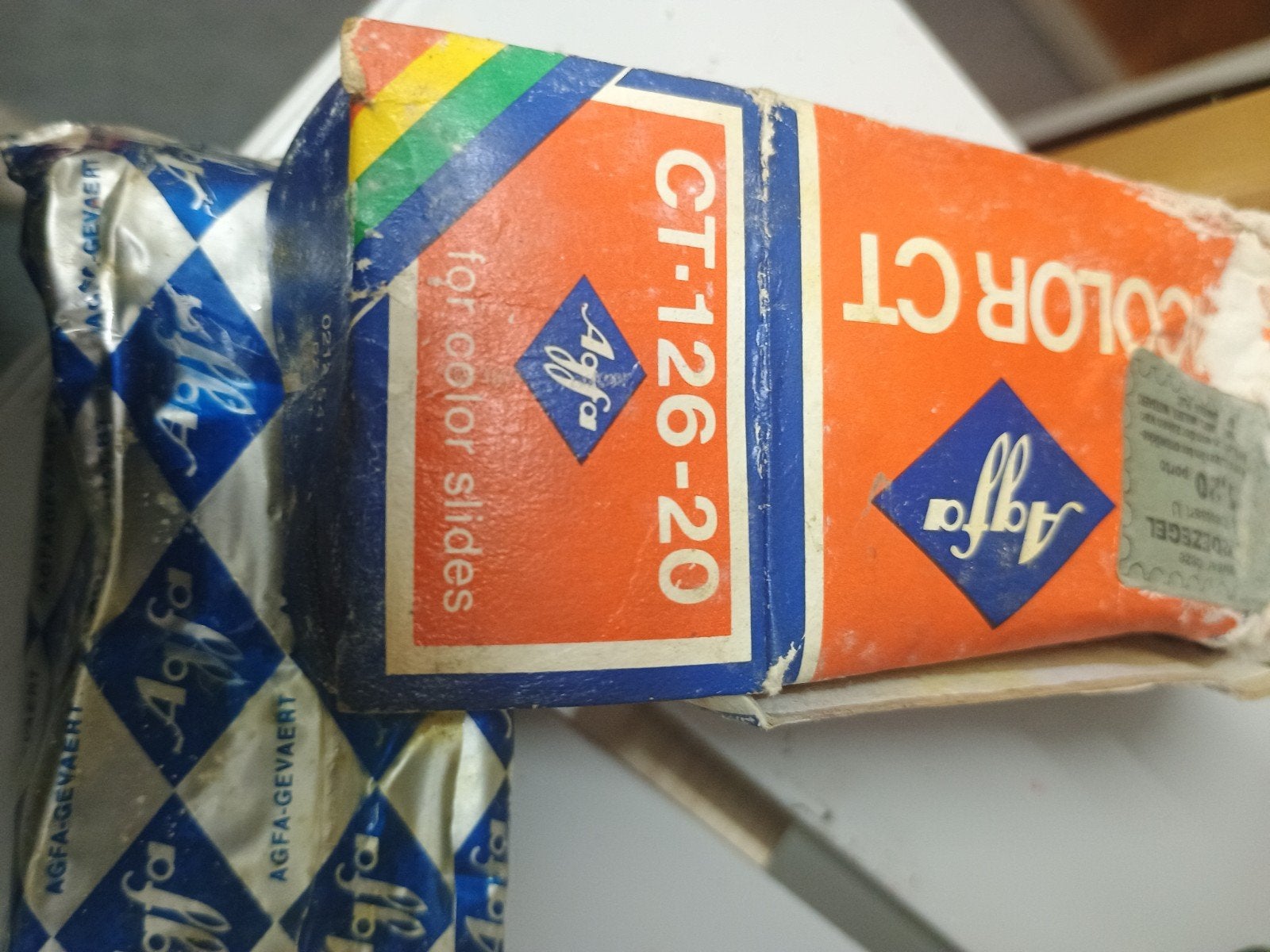 126 cassettefilm instamatic Agfa CT 20 Slide film (dia), Ophalen, 35mm film