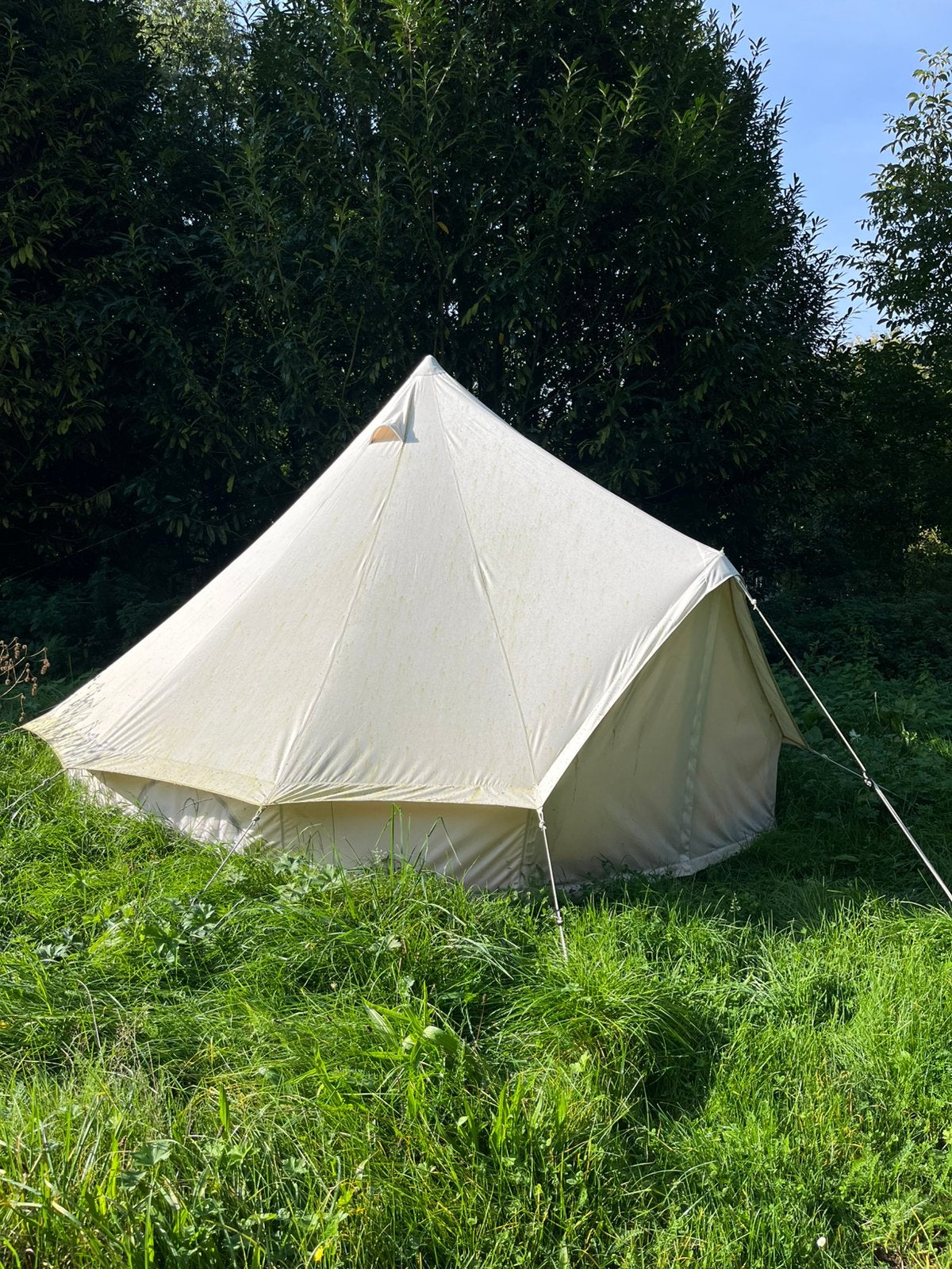 Te koop: 4x Bell tent 400 Deluxe (Obelink), Ophalen, Gebruikt, Tot en met 4