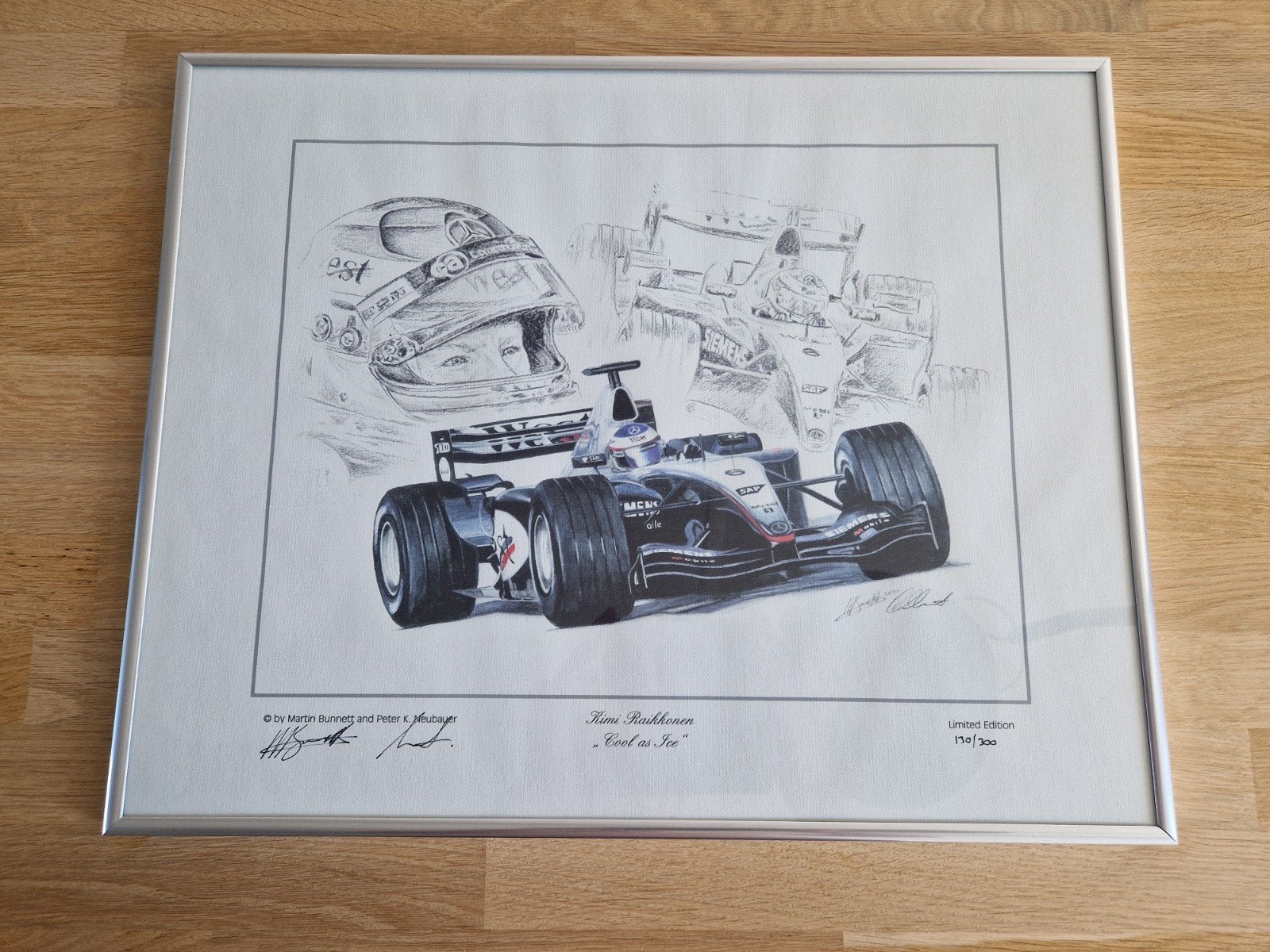 Kimi Räikkönen "Cool as Ice" Limited Edition Print, Ophalen of Verzenden