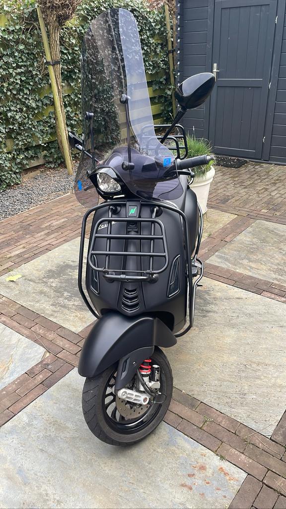 Vespa Sprint S - Mat Zwart (Notte) - 2019, Fietsen en Brommers, Scooters | Vespa, Ophalen, Vespa S, Zo goed als nieuw, Benzine
