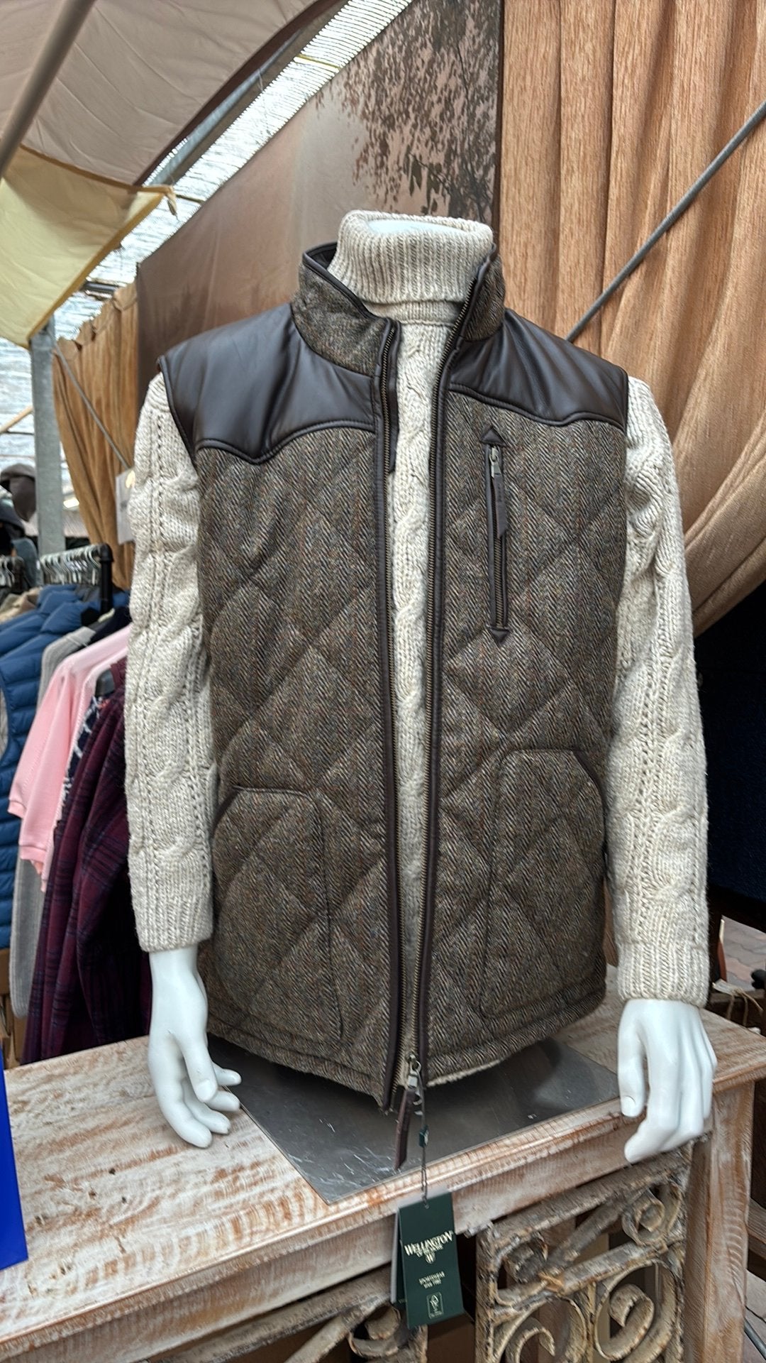 Wellington of Bilmore bodywarmer, .., Bruin, ., Nieuw