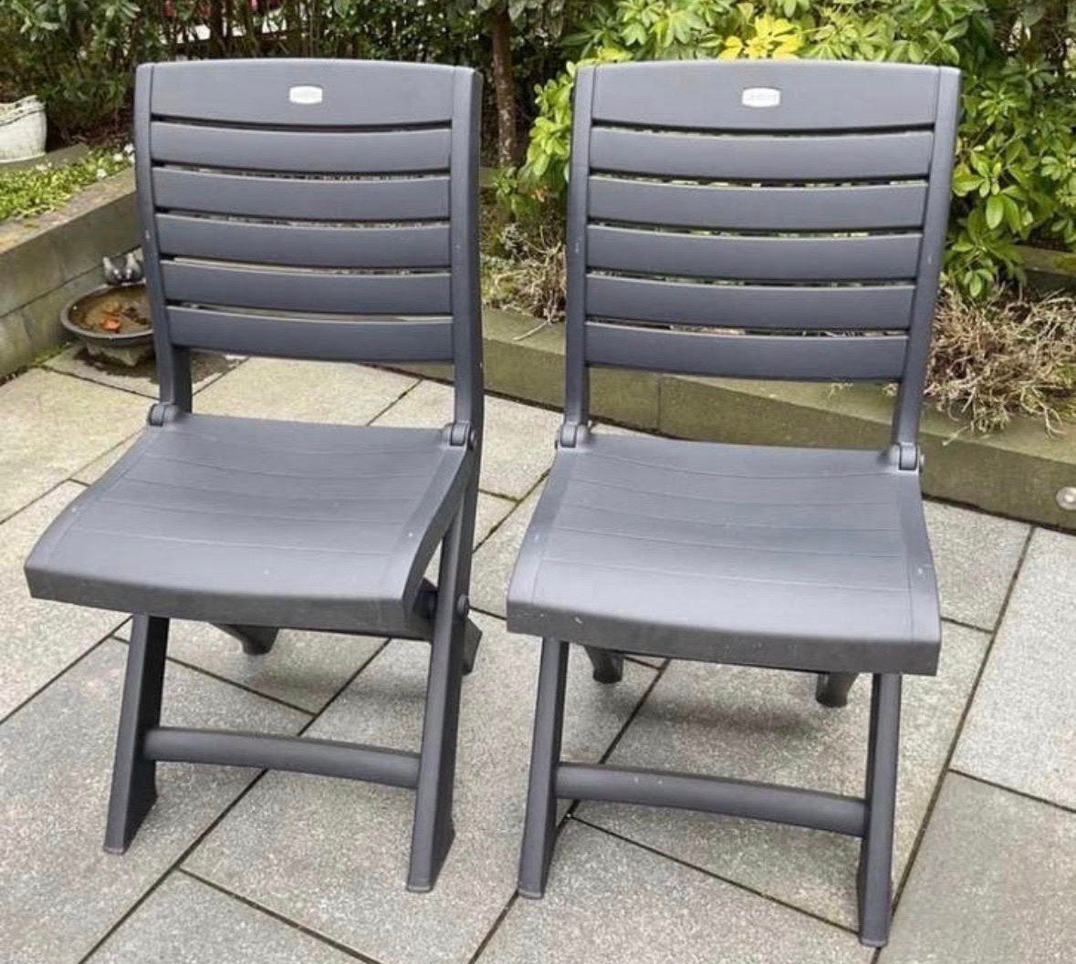 6 inklapbare stoelen (jardin), Ophalen, Zo goed als nieuw, Kunststof