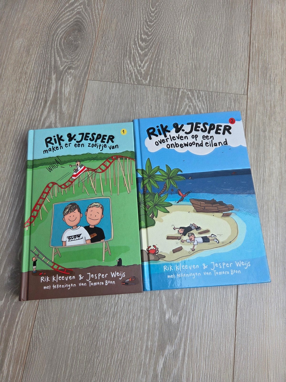 Rik en Jesper - Deel 1 + 2, Ophalen of Verzenden, Zo goed als nieuw