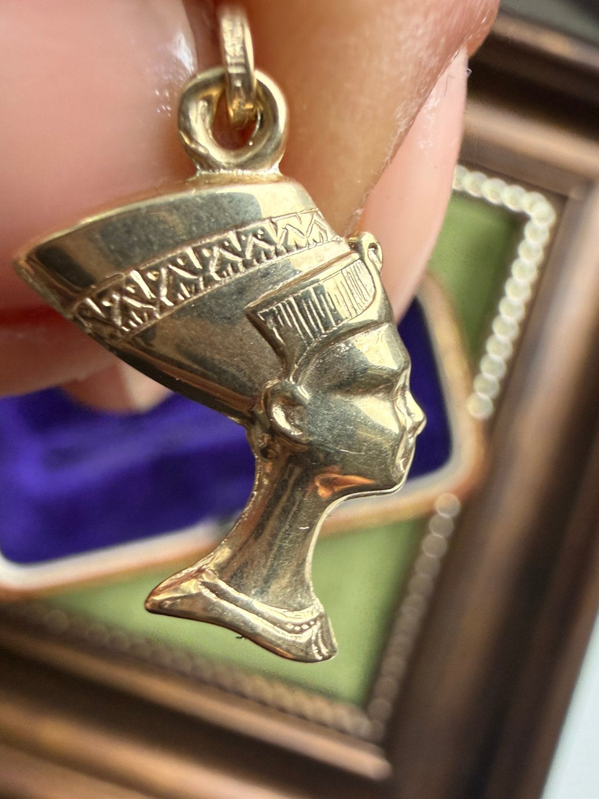 Vintage nefertiti hanger, Ophalen of Verzenden, Zo goed als nieuw, Nvt, Nvt