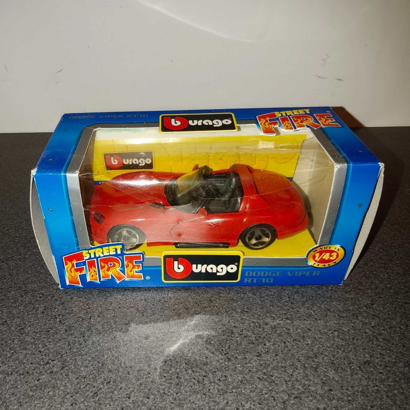 Burago Street Fire Dodge Viper RT/10 - Schaal 1/43, Ophalen of Verzenden, Nieuw, Auto
