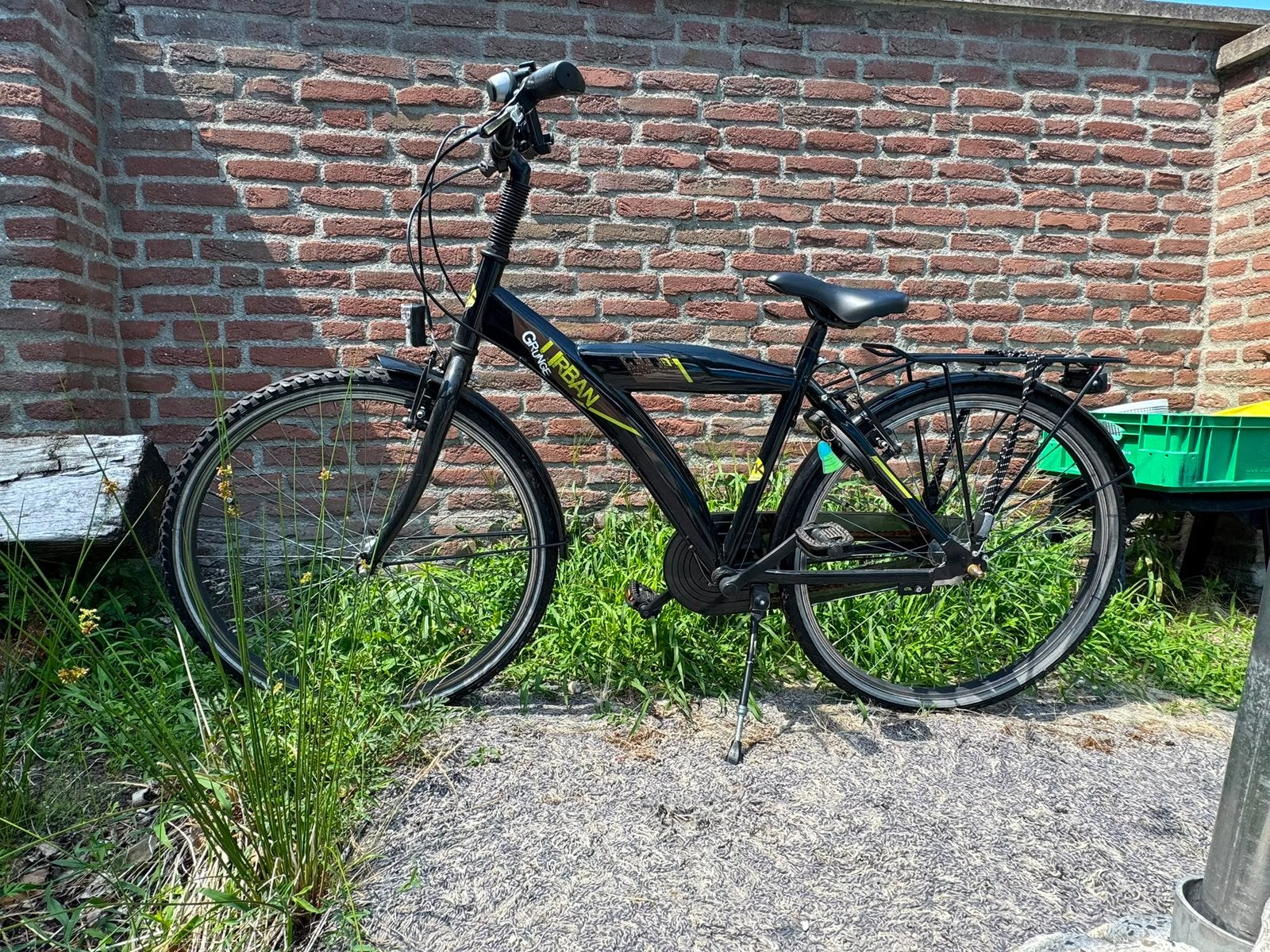 Jongens fiets zwart, Ophalen, Minder dan 49 cm, Urban grunge, Zo goed als nieuw