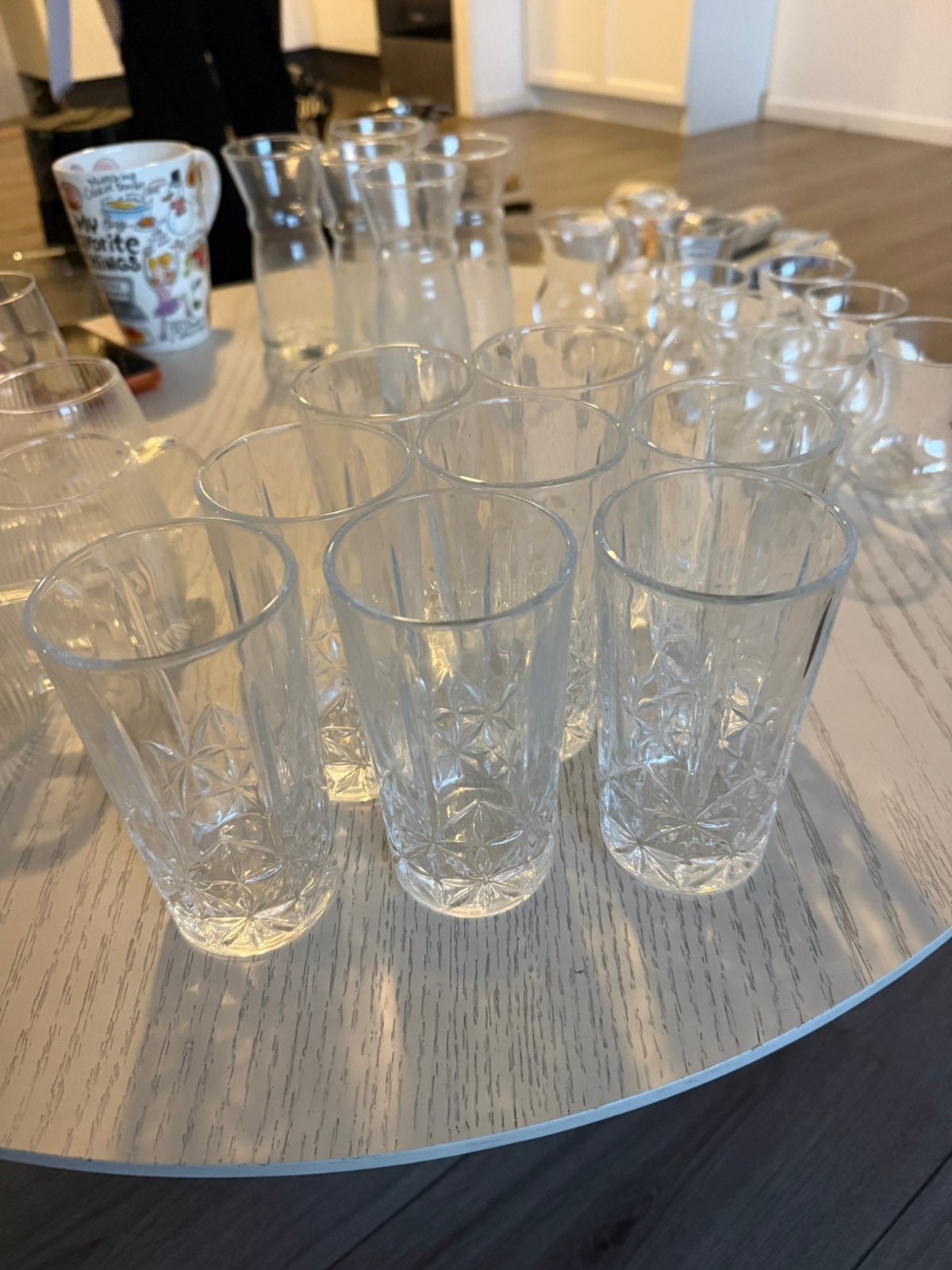 Glazen set (8stuks), Ophalen, Zo goed als nieuw, Overige typen