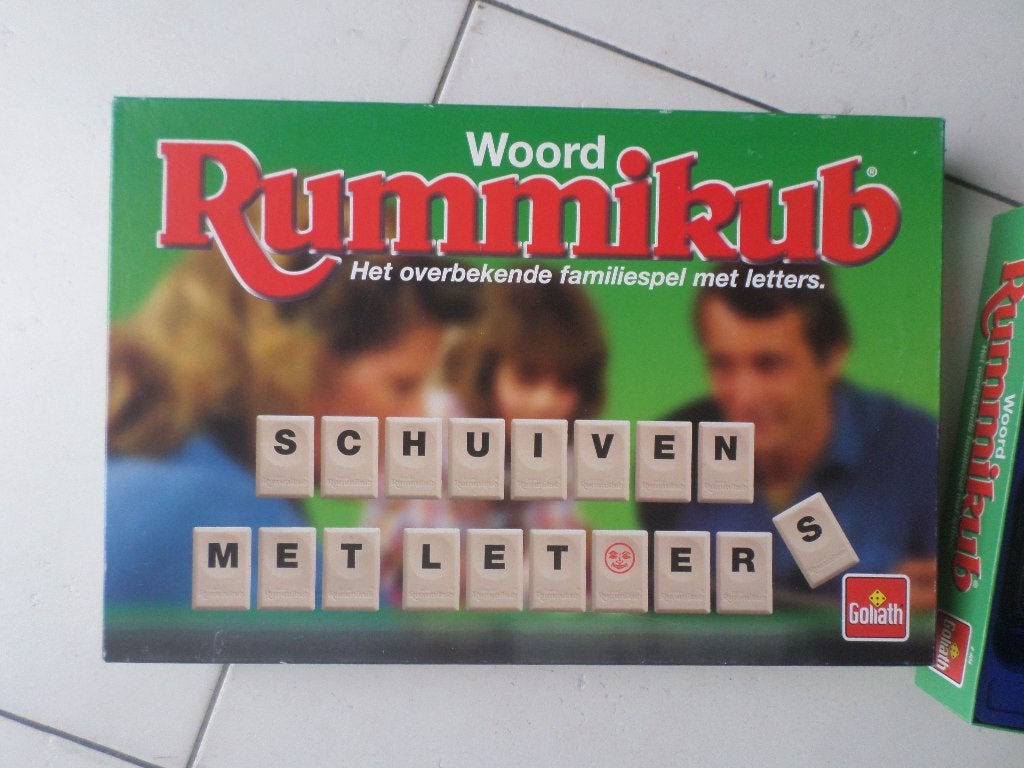 Bordspel RUMMICUB WOORD, Een of twee spelers, Ophalen of Verzenden, Zo goed als nieuw, Goliath