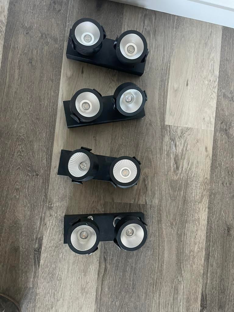 Spots zwart zware kwaliteit, Ophalen of Verzenden, Zo goed als nieuw, Metaal of Aluminium