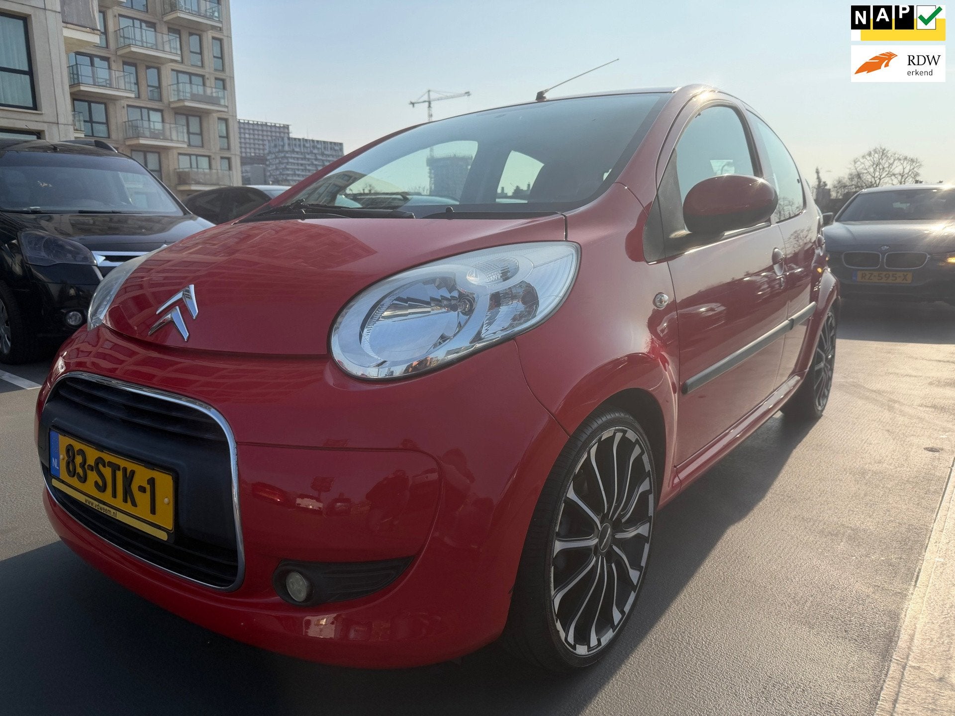 Citroen C1 1.0-12V Selection Airco Navi 17" Sports Velgen Du, Voorwielaandrijving, Euro 5, Gebruikt, 4 stoelen