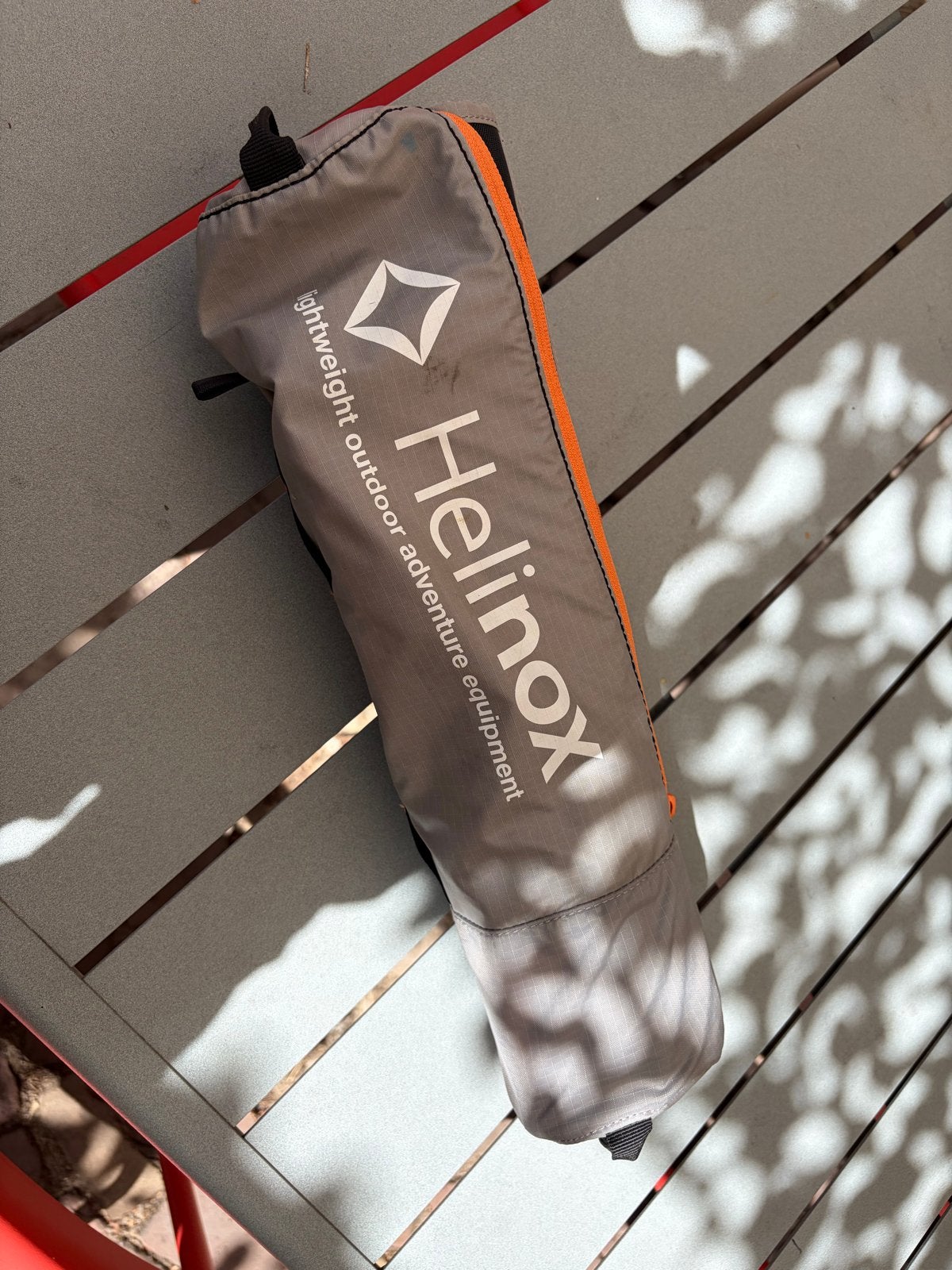 Helinox lichtgewicht outdoor campingtafel, Ophalen of Verzenden, Zo goed als nieuw