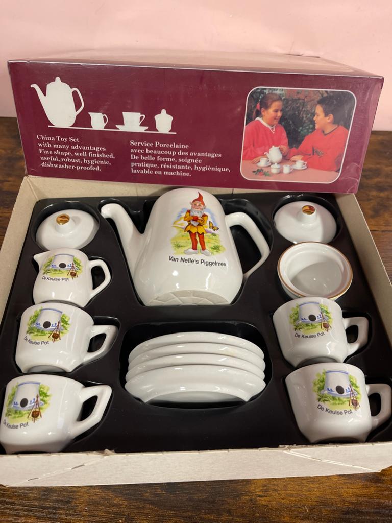 Van Nelle's Piggelmee China Toy Servies - Nieuw in doos, Ophalen of Verzenden