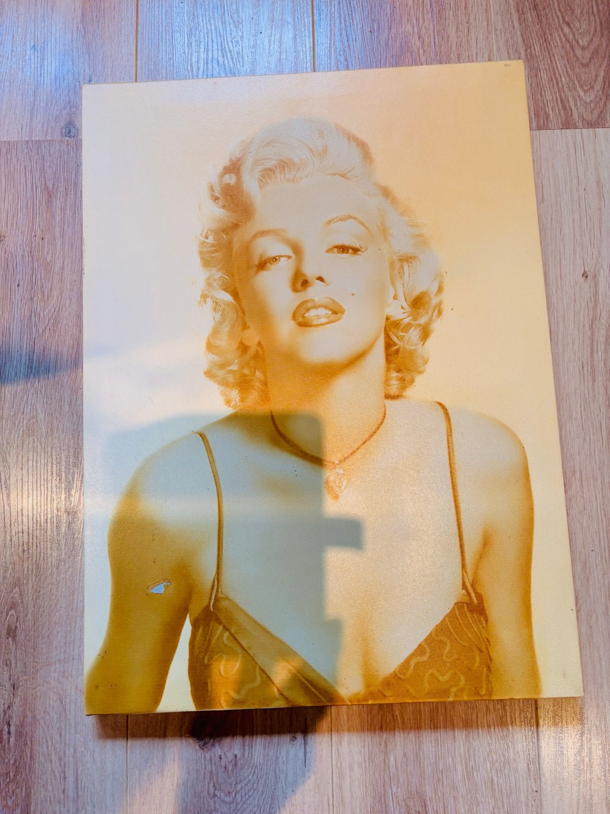 Set van 4 Pop Art doeken: Marilyn Monroe en James Dean, Ophalen, Film, Print, Op houten frame