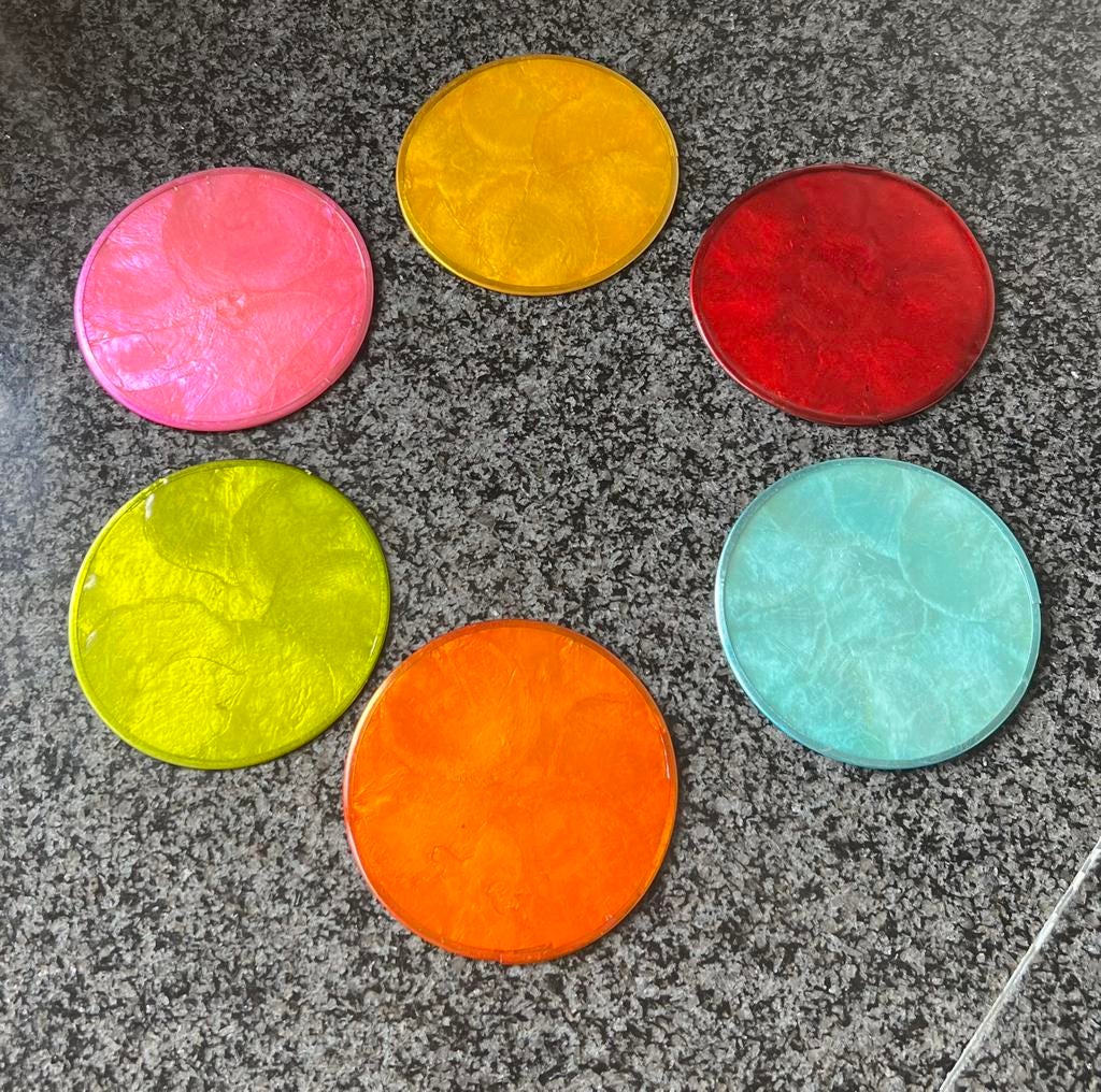 Onderzetters van schelp, Ophalen of Verzenden, Nieuw, Glas of Kopje